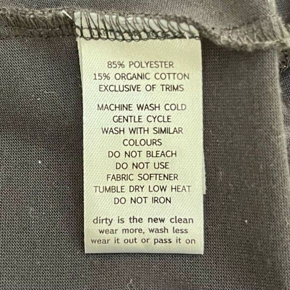 Toad & Co. Onrush Polo Shirt. Size Large. Black. - Picture 5 of 7